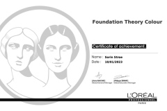 loreal-fundation-theory-color-certificate